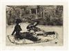 JAMES JACQUES TISSOT Sur lHerbe.